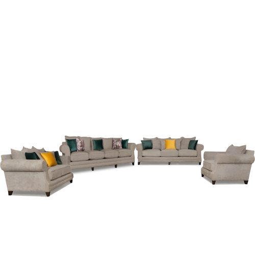 California Sofa Set (4) pieces, Chanel fabric (2003)