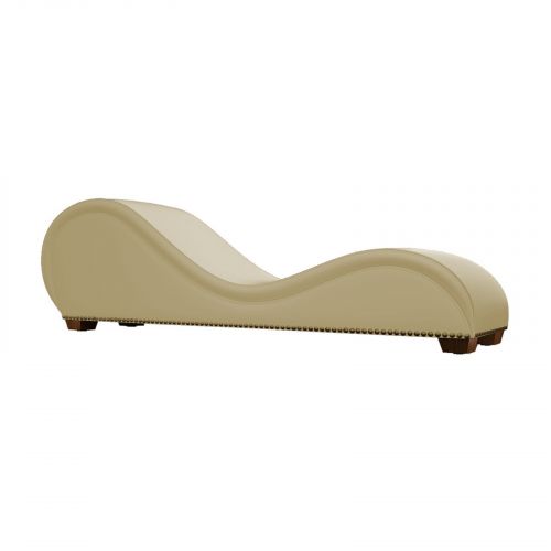 In House | Romantic Chaise Longue Luxury With Lower Decorative Brown Buttons