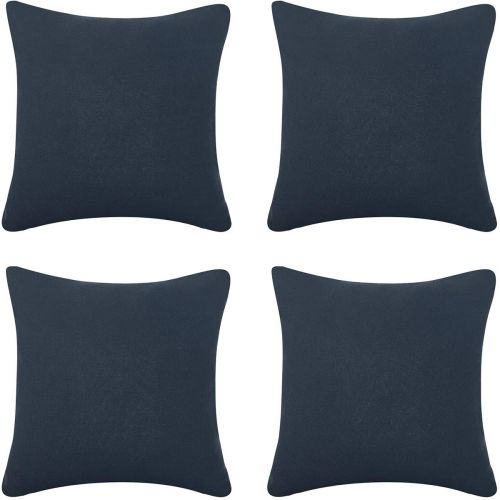 Regal In House Soft Linen Decorative Solid Filled Cushion Set Of 4 Pieces - 45*45