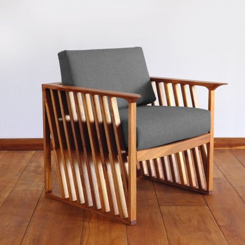 Regal In House Modern Upholstered Wooden Chair