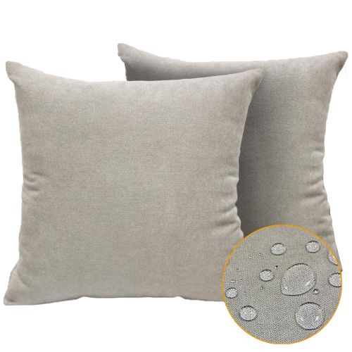 Regal In House Velvet Soft Decorative Square Throw Pillow For Sofa Set Of 2 Pieces - 60*60 Cm