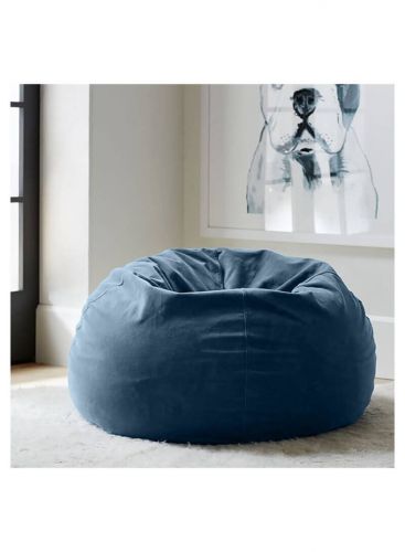 In House Bean Bag Round Relaxing Chair Velvet