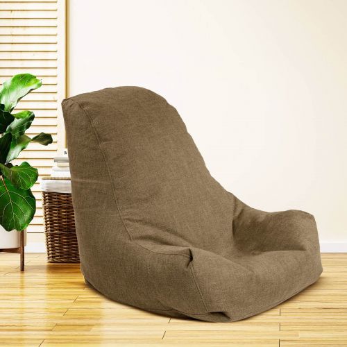 Pascal | Linen Bean Bag Chair, Medium, Beige, In House