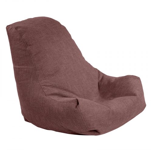 Pascal | Linen Bean Bag Chair, Medium, Dark Pink, In House