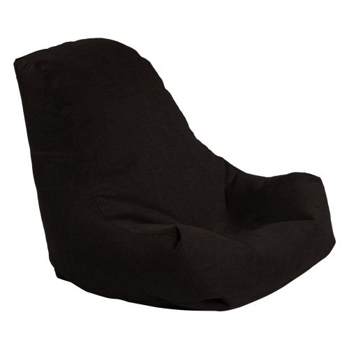Pascal | Linen Bean Bag Chair, Medium, Dark Brown, In House
