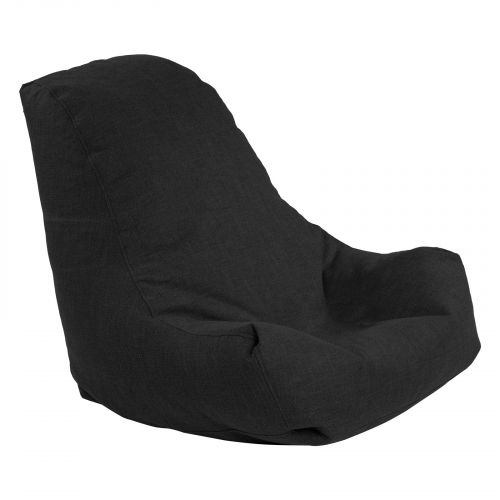 Pascal | Linen Bean Bag Chair, Large, Dark Gray, In House