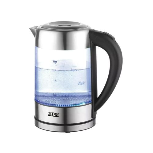 Water Kettle - 1.7 L - 2200 W - Clear - Xper