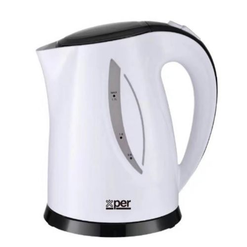 Water Kettle - 1.7 L - 2200 W - White & Black - Xper