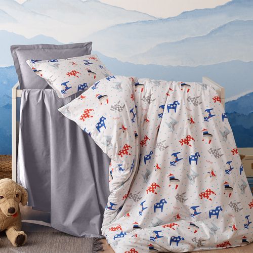 In House Ranforse Cotton Comforter Set For Children 6-Pieces - Multicolour - 8892-v1